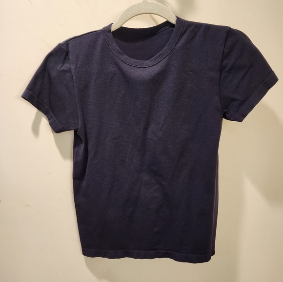 Steven Navy blue short Sleeves t-shirt Size M - Picture 1 of 11